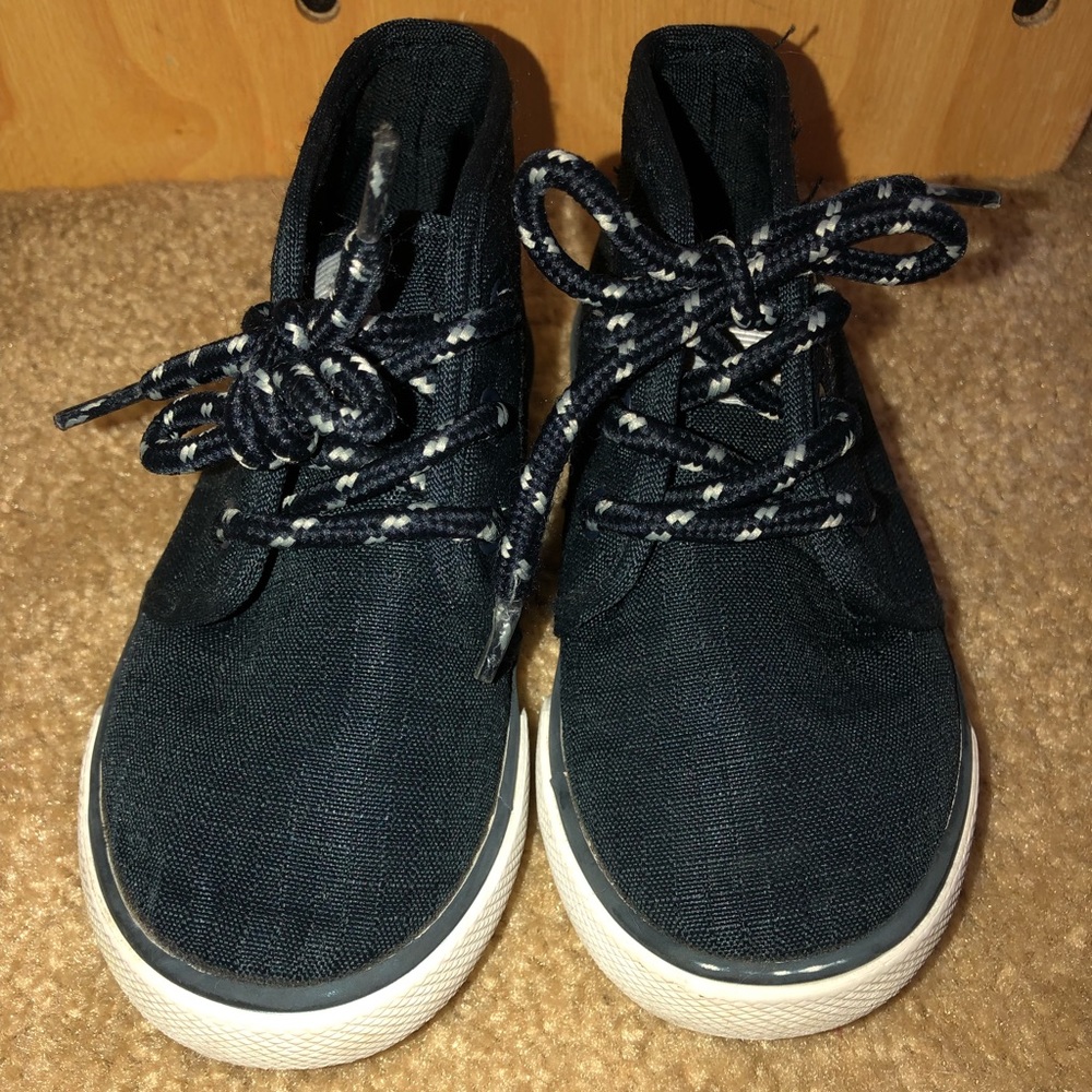 Navy blue boy shoes